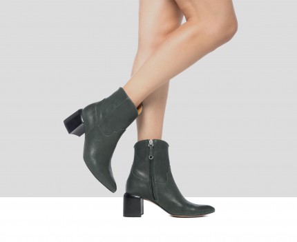 womens ankle boots medium heel