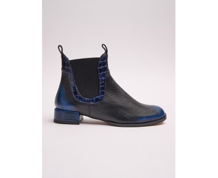 Botín de mujer en piel con...