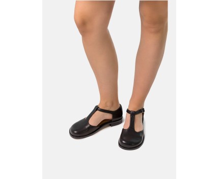 Zapato de mujer en piel con...