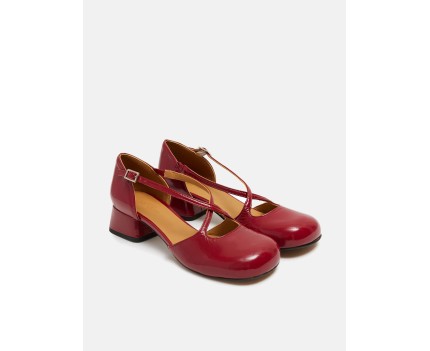 Zapato de mujer en piel con...